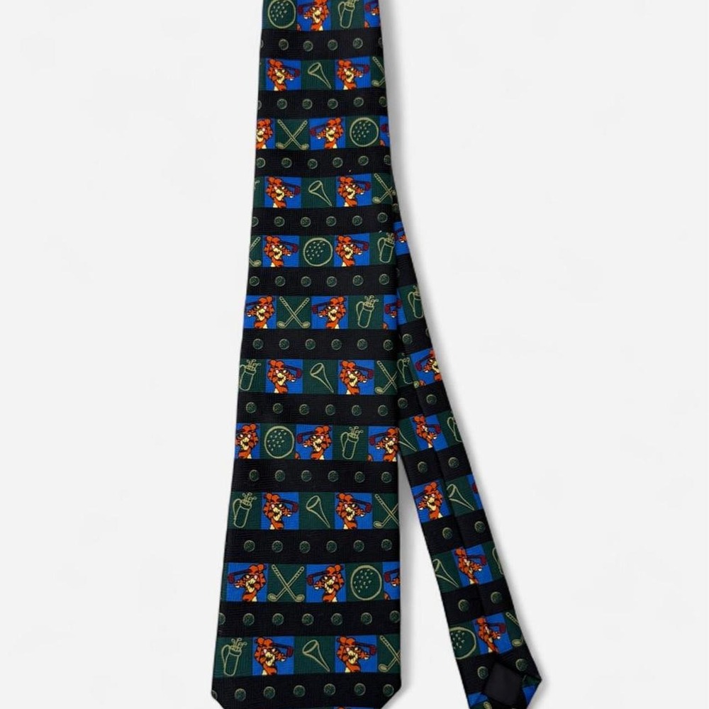 Vintage Disney Tigger golf novelty necktie